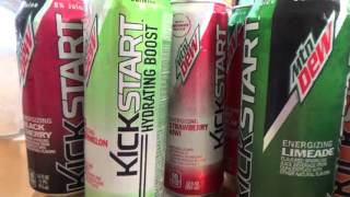 Mtn Dew Kickstart® Entire Lineup BURPING ALERT [upl. by Atirma]