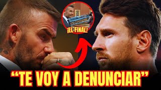 La VERDAD detrás del CONFLICTO Messi Beckham en Miami [upl. by Nonnahs]