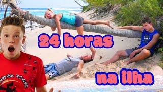 DESAFIO PASSE 24 HORAS EM UMA ILHA COM A FAMÍLIA NINJA KIDZ 🏝  história divertida para crianças [upl. by Diet]