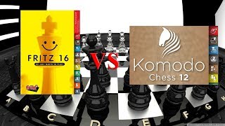 Whats the strongest 2018 December Fritz 16 vs Komodo 122  Match 1 [upl. by Nomma950]