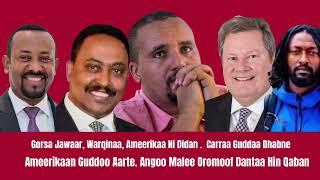 Araarri Hin Taane Gaddaa Warqinaa Dallansuu Ameerikaa Gidiraa Oromoo Of Jajaa Marroofi Abiyyii [upl. by Kenlee]