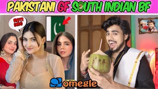 OMEGLE  Pakistani Girlfriend South Indian Boyfriend  Omegle India  Adrishyaa [upl. by Zellner105]