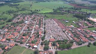 Sobrevoando com o Drone sobre a cidade de PontalinaGO [upl. by Yakcm]