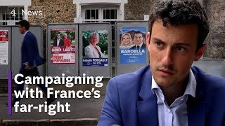 France election on the campaign trail with farright National Rally [upl. by Weinhardt616]