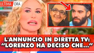 Antonella Clerici lannuncio choc in diretta TV “Lorenzo Biagiarelli ha deciso che” [upl. by Yejus992]