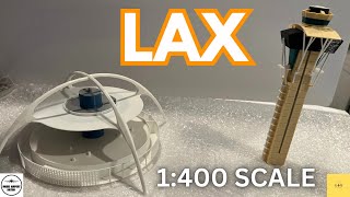 NEW LAX 1400 Scale Model Airport Theme Building amp Control Tower [upl. by Aicirtal]