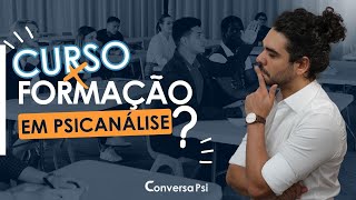 Diferença entre Curso e Formação em Psicanálise  Ronaldo Coelho [upl. by Ute]