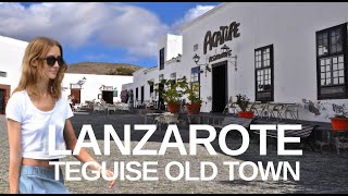 4K Teguise Lanzarote  day trip from Costa Teguise to the Old City [upl. by Boesch]