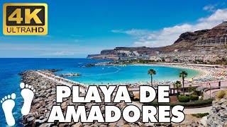 Playa de Amadores A Stunning Beach in Gran Canaria Spain [upl. by Ainnek]