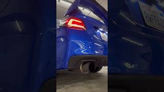 2021 WRX STI Tomei Expreme Ti catback exhaust Cold start wrx wrxsti tomei exhaust subaru [upl. by Eihpos]