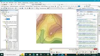 Preparing an isohyetal map using ArcMap [upl. by Anirtap]