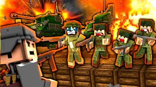 SURVIVED 100 YEARS OF WAR IN MINECRAFT [upl. by Ahsinal]