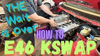 BMW E46 KSWAP HOW TO [upl. by Yrffej]