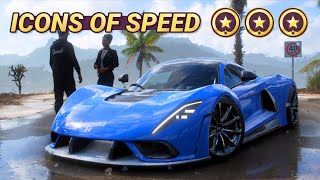 Forza Horizon 5  Icons of Speed Story All Chapters How to get 3 Stars [upl. by Pleasant]