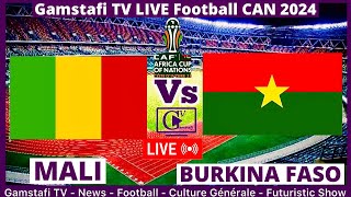 Mali vs Burkina Faso En Direct CAN 2024 Commenté en temps réel  Gamstafi TV [upl. by Hulburt987]