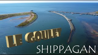 LE GOULET  Shippagan  et Le phare de ChiassonOffice sur lIle Lamèque à vue de drone  4k Vidéo [upl. by Paryavi]