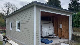 Garage bauen  in Holzständerbauweise [upl. by Agan]