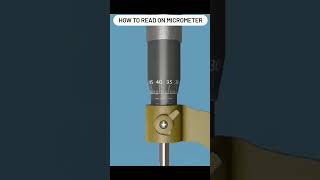 HOW TO READ ON MICROMETER science physics experiment [upl. by Hafital646]