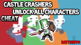 Castle Crashers  Unlock All Characters CheatPC [upl. by Nathalia645]