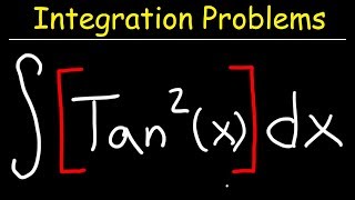 Integral of tan2x [upl. by Sualakcin]