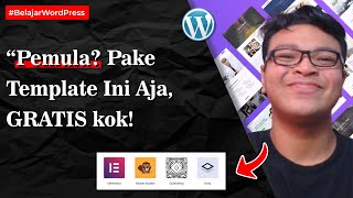 TUTORIAL MENGGUNAKAN TEMPLATE WEBSITE WORDPRESS GRATIS [upl. by Tra]