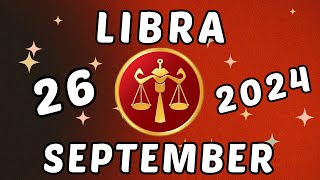 Libra ♎ 🌈 𝐓𝐡𝐢𝐬 𝐈𝐬 𝐋𝐢𝐛𝐞𝐫𝐚𝐭𝐢𝐨𝐧 🙌Horoscope For Today September 26 2024  Tarot [upl. by Yddeg]