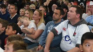 Rugby World Cup Final  England Fans Watch Loss At Harpenden RFC [upl. by Countess501]