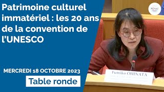 Patrimoine culturel immatériel  les 20 ans de la convention de lUNESCO [upl. by Aserat645]