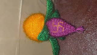 Crochet Kalash design part3 Final partलोकरी पासुन कलश कसा बनवायचा [upl. by Acacia850]