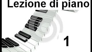 Lezione di pianoforte 1  Riconoscere le note sulla tastiera [upl. by Claudie155]