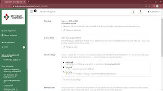 Account settings  Stipendium Hungaricum application guide [upl. by Ahcarb]