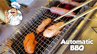 Barbeque restaurant at Rockville Maryland Hulu special automatic bbq machine for yummy foods [upl. by Vaclava]