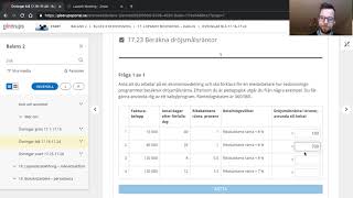 Företagsekonomi 2 Kap 17 Övning 1723 [upl. by Chor]