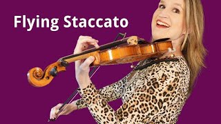 FLYING STACCATO Violin Bowing Technique [upl. by Aseek]