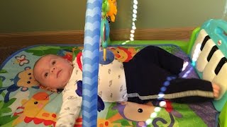 Best Baby Play Gym Review of Fisher Price Kick amp Play Piano Gym [upl. by Zolly]