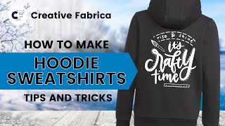 How to Make Hoodie Sweatshirts with Heat Transfer Vinyl [upl. by Kroo43]