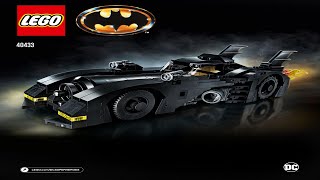 LEGO instructions  Super Heroes  40433  1989 Batmobile [upl. by Ellednahc55]