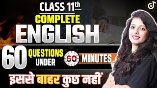 Class 11 Complete English Final Paper 2025  MustPrepare 60 Questions  Top 60 VVI Questions🔥 [upl. by Aihtnyc]