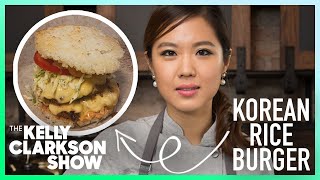 How To Make A Korean Rice Burger With Esther Choi From Mokbar [upl. by Corilla300]