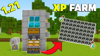 INFINITE FuelXP Farm in Minecraft Bedrock 121easy [upl. by Eiram651]