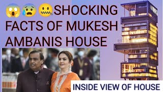 MUKESH AMBANI HOUSE INSIDE VIEW  FACTS OF MUKESH AMBANI ANTILIA  EXPENSIVE HOUSE IN THE WORLD [upl. by Kitarp]