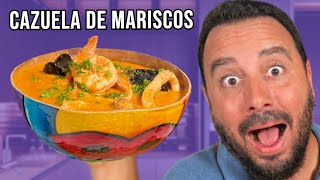 Cómo hacer la CAZUELA DE MARISCOS más Rápida y Deliciosa  Receta Fácil [upl. by Aicac575]