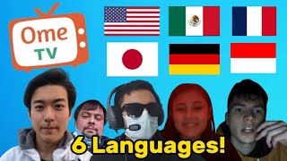 6 Languages on OMEGLE  Good conversations  Mexican Polyglot [upl. by Nalrah113]