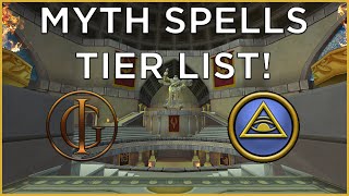 Wizard101 Myth Spells TIER LIST [upl. by Howlan]