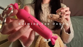 ASMR Breathing  Calming you Down Gudied Meditation massage makeup [upl. by Ajax]