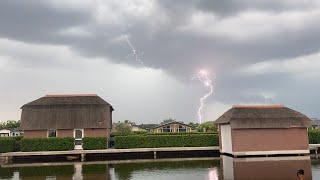 Stevig onweer 20 juni 2023  Inslag dichtbij [upl. by Quiteria257]