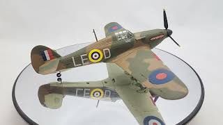 Franklin Mint Armour Collection 148 Diecast Hawker Hurricane MK1 UK RAF 242 Canadian [upl. by Nosidda]