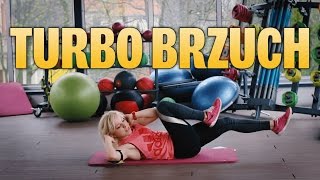 TURBO BRZUCH trening na brzuch z rozgrzewką  Codziennie Fit [upl. by Alinoel]