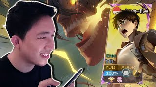 REVIEW EREN SI TITAN BOXER  Mobile Legends [upl. by Aicia807]