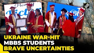 Despite Ukraine war disruption this is how these Indian MBBS students completed their degree [upl. by Oderf]